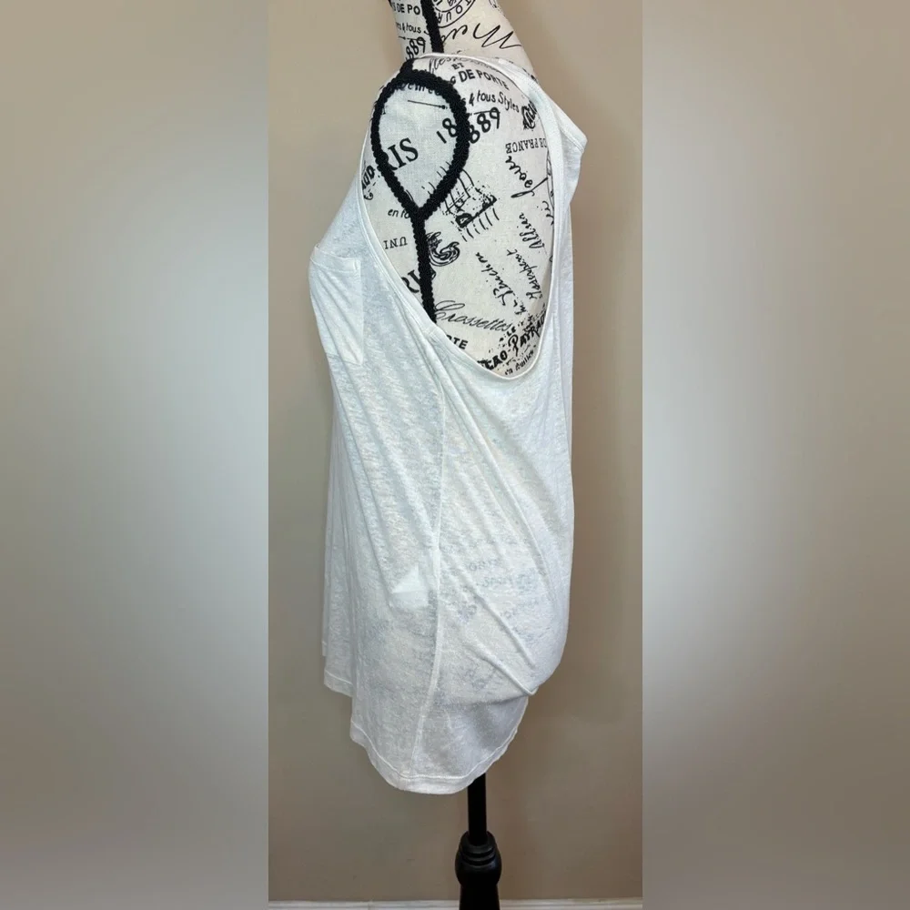 Stella McCartney Ivory Tank Top with Pocket- see measurements
